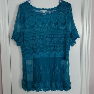 Women's Sundance lace top